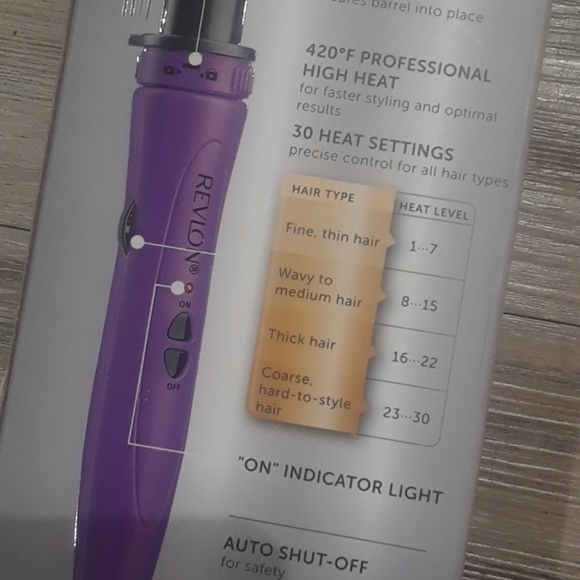 Revlon Double Barrel Curling Iron Low High Heat - Picture 5 of 5